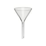 2729. EMBUDO ESTRIADO DE VIDRIO 50MM TALLO LARGO PAQUETE C/2 PIEZAS PYREX