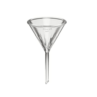 51563. EMBUDO ESTRIADO DE VIDRIO 60MM TALLO CORTO - PYREX