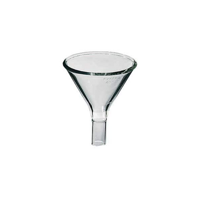 2645. EMBUDO PLANO DE VIDRIO 150MM P/POLVOS - PYREX