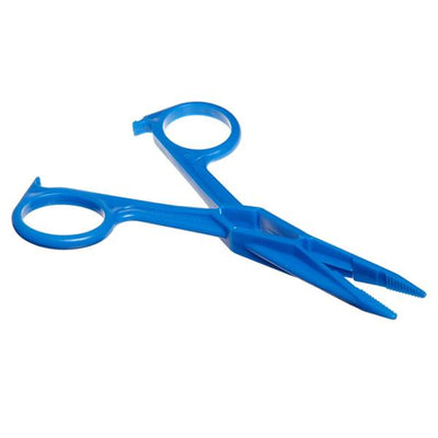 1477. PINZA TIPO TIJERA DE POLIPROPILENO COLOR AZUL PAQUETE C/3 PIEZAS - NALGENE