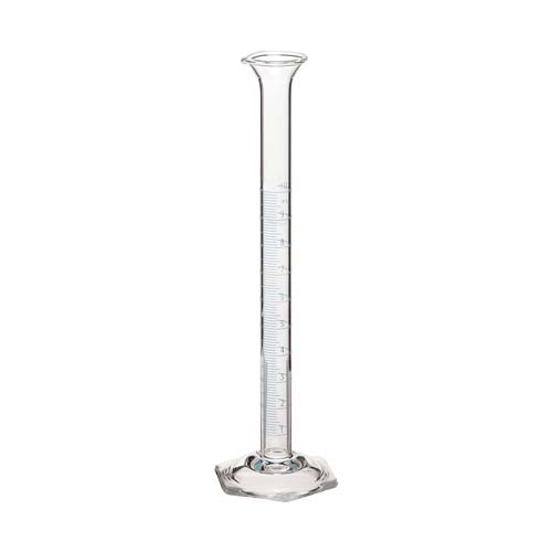 15008. PROBETA (MEDIDA CILINDRICA) DE VIDRIO 10ML CLASE A GRADUADA ESCALA METRICA SIMPLE C/TAPA P/CONTENER PYREX VISTA