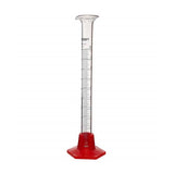 15009. PROBETA (MEDIDA CILINDRICA) DE VIDRIO 10ML GRADUADA TC, BASE HEXAGONAL DE PLASTICO GRADUACION EN AZUL PAQUETE C/2 PIEZAS - PYREX VISTA