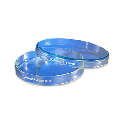 14151. CAJA PETRI 100X15MM DE VIDRIO C/TAPA PAQUETE C/2 PIEZAS - PYREX