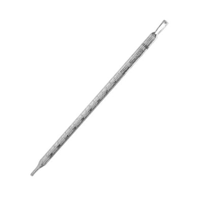 1226. PIPETA SEROLOGICA DE VIDRIO 5ML CORTA DESECHABLE ESTERIL C/10 - PYREX