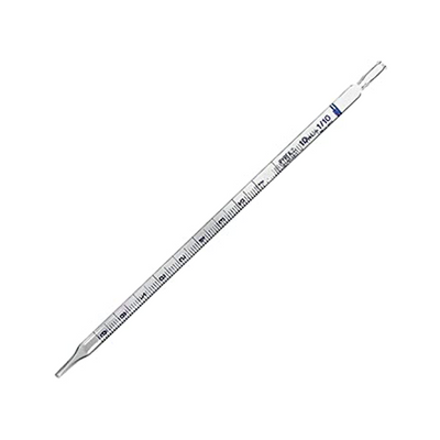 2821. PIPETA SEROLOGICA DE VIDRIO 5MLX1/10ML DESECHABLE ESTERIL EN CAJA FLIP-TOP - PYREX