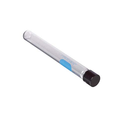 15018. TUBO DE CULTIVO DE VIDRIO 25X150MM, 55ML REUSABLE C/TAPON ROSCADO NEGRO PAQUETE C/5 PIEZAS - PYREX VISTA