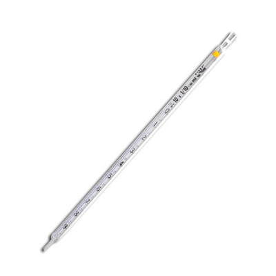 2689. PIPETA SEROLOGICA DE VIDRIO 2MLX1/10 PAQUETE C/3 PIEZAS PYREX
