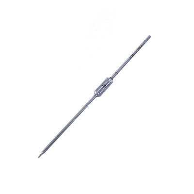 2734. PIPETA VOLUMETRICA DE VIDRIO 2ML CLASE B CODIGO COLOR PYREX