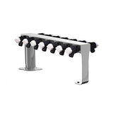 646. MANIFOLD DE ACERO INOXIDABLE P/10 PUERTOS C/SOPORTE DE ALUMINIO LABCONCO