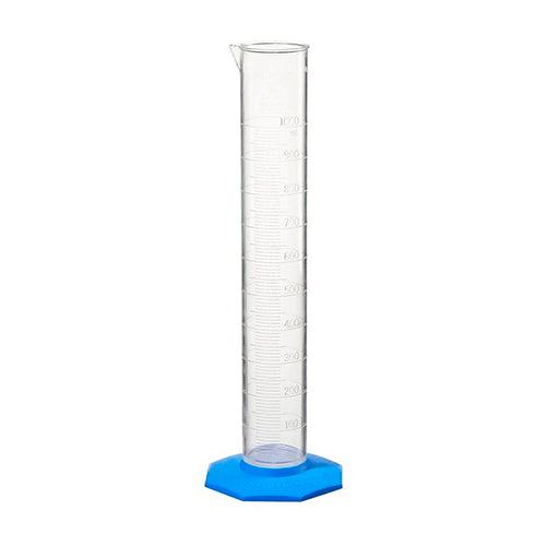 11185. PROBETA (MEDIDA CILINDRICA) POLIMETILPENTANO 1LT GRADUADA C/BASE HEXAGONAL DE POLIPROPILENO AZUL - NALGENE