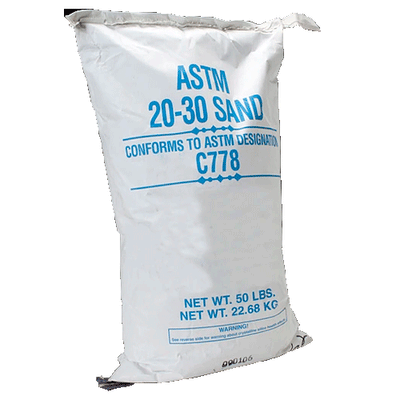 24585. ARENA SILICA ASTM 20/30 BOLSA C/50LB SILICA