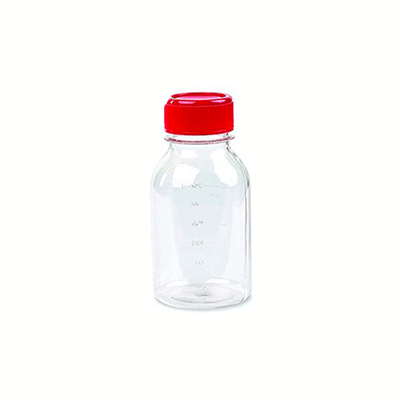 3334. FRASCO POLIESTIRENO 250ML P/ALMACENAMIENTO C/TAPA 45MM, ESTERIL C/12 - COSTAR