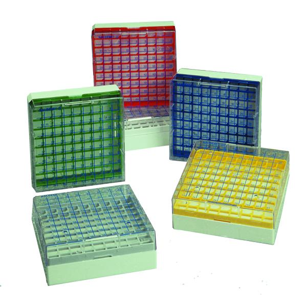 1627. CAJA DE CRIOCONSERVACION DE POLICARBONATO P/81 VIALES 1.2/2ML - NALGENE