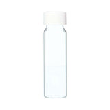 14306. VIAL VIDRIO CLARO 40ML CON TAPA ABUERTA DE PP COLOR BLANCO 24-414MM, CON SEPTA PTFE/SILICON CAJA C/72 PIEZAS - FINNERAN