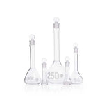 21575. MATRAZ VOLUMETRICO DE VIDRIO 20ML CLASE A C/TAPON DE VIDRIO - KIMAX