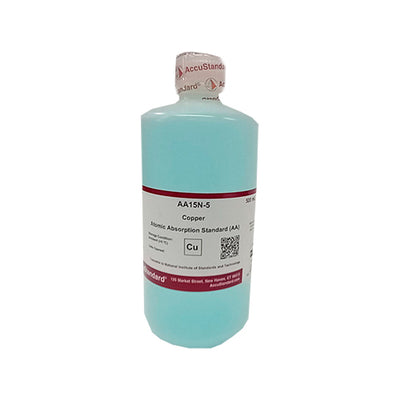 9404. STD COBRE AA 1000UG/ML EN 2-5% ACIDO NITRICO 500ML - ACCUSTANDARD