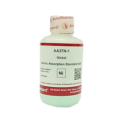 9418. STD NIQUEL AA 1000UG/ML EN 2-5% ACIDO NITRICO 100ML - ACCUSTANDARD