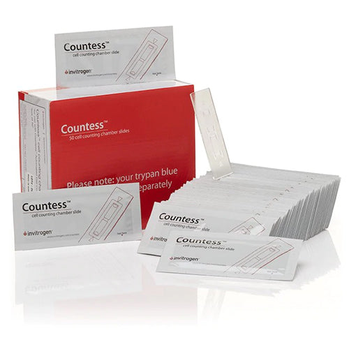 2779. COUNTESS CELL COUNTING CHAMBER SLIDE, 75X25X1.8MM C/50 INVITRO