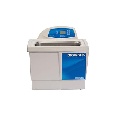 56267. BAÑO ULTRASONICO DIGITAL 5.7LT (1.5GAL) MOD. CPX3800 C/TEMPORIZADOR DIGITAL 90 MINUTOS, DESFASIFICADOR, CONTROL ALTA/BAJA POTENCIA Y TAPA 120V BRANSON