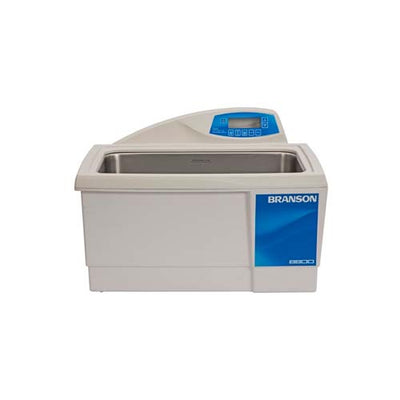 56575.BAÑO ULTRASONICO DIGITAL 20.8LT (5.5GAL) MOD. CPX8800H C/CALENTAMIENTO, TEMPORIZADOR DIGITAL 90 MINUTOS, DESGASIFICADOR, MONITOR DE TEMPERATURA, CONTROL DE ALTA/BAJA POTENCIA Y TAPA 120V BRANSON