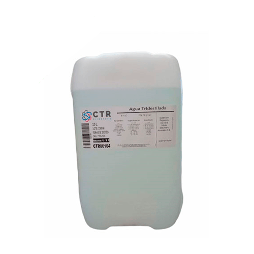 50950. AGUA TRIDESTILADA PORRON 20LT - CTR
