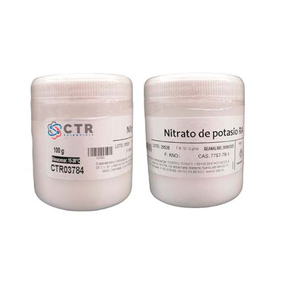 50921. NITRATO DE POTASIO RA PLASTICO 100GR - CTR