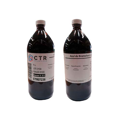 50934. AZUL DE BROMOFENOL SOLN 0.04% VIDRIO AMBAR 1LT - CTR
