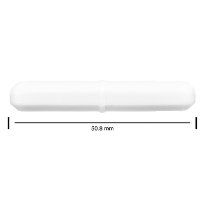 5097. BARRA MAGNETICA OCTAGONAL DE TEFLON 8 X 50.8MM BLANCA - BEL-ART