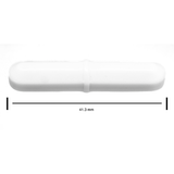 5104. BARRA MAGNETICA OCTAGONAL DE TEFLON 8 X 41.3MM BLANCA - BEL-ART