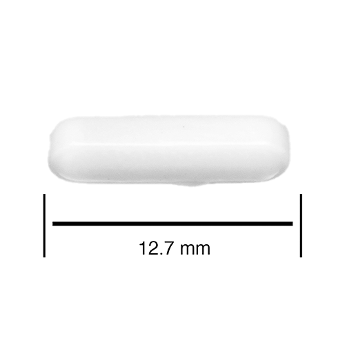 5110. BARRA MAGNETICA OCTAGONAL DE TEFLON 3.2 X 12.7MM BLANCA - BEL-ART