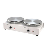 2792. PARRILLA (PLACA) CALENTAMIENTO DOBLE TEMP 100/400°C PLATO 37X23X12CM - FELISA