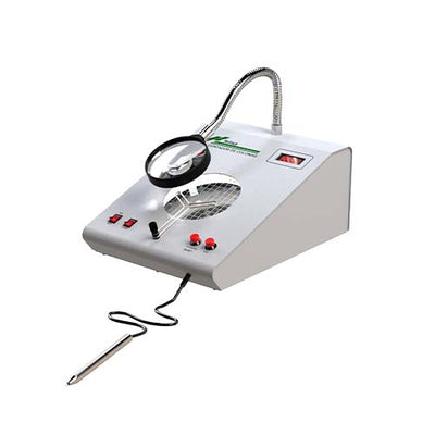 22402. CONTADOR DE COLONIAS ELECTRONICO, CONTEO HASTA 9,999 POR MEDIO DE LA TECLA O PLUMA, LUPA 3X Y4PULG, 26.5W, 120V FELISA