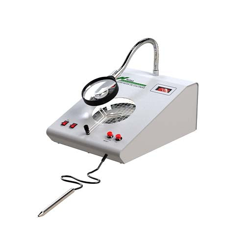 22402. CONTADOR DE COLONIAS ELECTRONICO, CONTEO HASTA 9,999 POR MEDIO DE LA TECLA O PLUMA, LUPA 3X Y4PULG, 26.5W, 120V FELISA