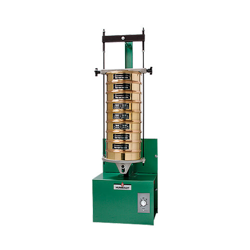 50820. AGITADOR DE TAMICES 3, 5 Y 8PULG ECONOMICO, MOTOR 1/4HP, 120V, 60HZ ASTM C131, C136, C289, D1140 (ENTRE OTRAS) - HUMBOLDT
