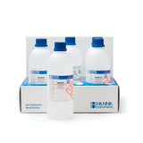 55264. SOLUCION DE CALIBRACION PH 4.01, 7.01 Y 10.01 C/SOLUCION DE ALMACENAMIENTO Y LIMPIEZA DE ELECTRODOS 5 X 500ML - HANNA