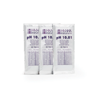 55288. SOLUCION BUFFER PH 10 C/25 SOBRES 20ML - HANNA