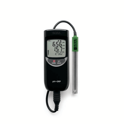 55189. MEDIDOR MULTIPARAMETRICO PORTATIL PH/ORP/TEMPERATURA IMPERMEABLE C/SISTEMA SENSOR CHECK HANNA