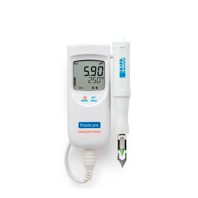 55314. MEDIDOR MULTIPARAMETRICO PORTATIL PH/TEMPERATURA P/CARNE INCLUYE ELECTRODO - HANNA