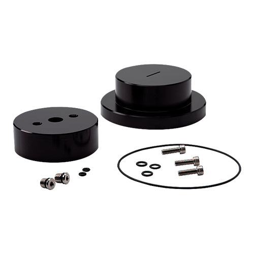 9361. TAPA Y BASE DE ALUMINIO P/CELDA TRIAXAL 4.0" - HUMBOLDT