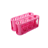 13423.GRADILLA P/4 MULTITUBOS 5-50ML ADAPT-A-RACK FLEXIBLE COLOR ROSA C/2 - HEATHROW