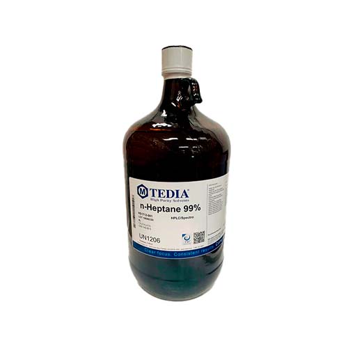 20530. N-HEPTANO AL96% GRADO HPLC/SPECTRO FRASCO CON 1LT - TEDIA