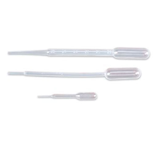 26291. PIPETA DE TRANSFERENCIA 5ML, LARGO 15.5CM, BULBO 2ML, NO ESTERIL GRADUADA C/500 HEATHROW