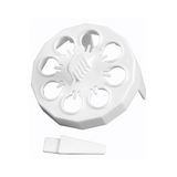 13243.GRADILLA P/8 MICROTUBOS 1.5/2ML RACK FLOTANTE COLOR BLANCO C/4 - HEATHROW