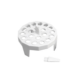 13433. GRADILLA P/20 MICROTUBOS 1.5/2ML RACK FLOTANTE, POLIPROPILENO BLANCO - HEATHROW