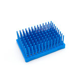 13458.GRADILLA P/96 TUBOS 7ML, 10-14MM, 117 CLAVIJAS, POLIPROPILENO AZUL - HEATHROW