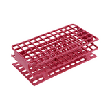 13478.GRADILLA P/72 TUBOS 5-10ML, 13MM ONE RACK AUTOCLAVABLE PLASTICO MAGENTA - HEATHROW