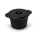 13366.ENFRIADOR REDONDO DE POLIURETANO RIGIDO NEGRO TIPO CUBETA 4LT C/TAPA - HEATHROW