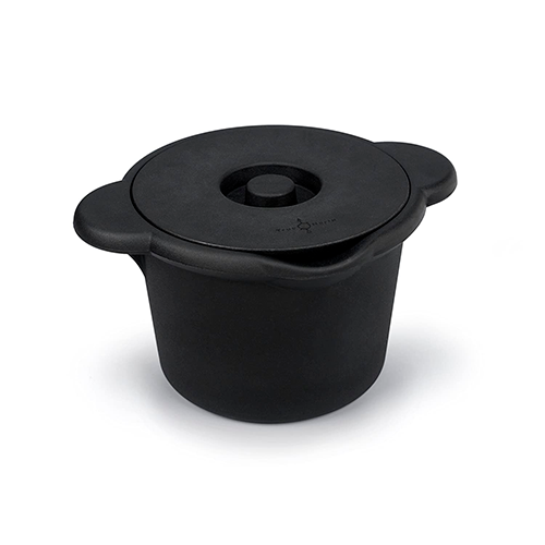13366.ENFRIADOR REDONDO DE POLIURETANO RIGIDO NEGRO TIPO CUBETA 4LT C/TAPA - HEATHROW