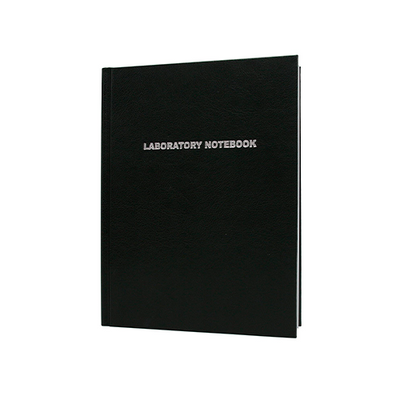 13385.LIBRETA DE LABORATORIO PASTA NEGRA C/100 HOJAS DE RAYA - HEATHROW