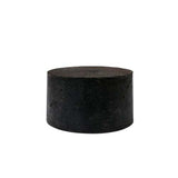 14555. TAPON DE HULE NEGRO # 11 SOLIDOS 52X49X25MM PAQUETE C/5 PIEZAS - ART MOLD